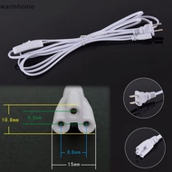warmhome T8 T5 Tube Light Fitgs Butt Extension Cable LED Lamp Extension 1.8m Switch Plug Wire Three-Hole Power Cord WHE