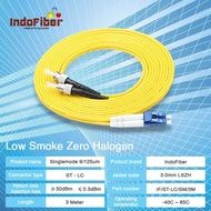 INDOFIBER patchcord fiber optic ST-LC 3 meter singlemode 9/125um