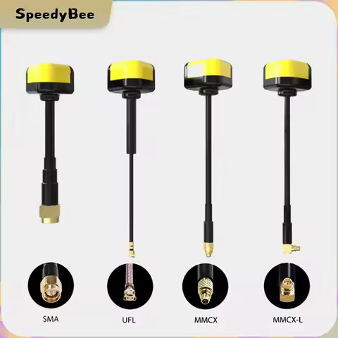 SpeedyBee 2025 New Speedy Bee 5.8 GHz RHCP SMA/UFL/MMCX-90°/MMCX-Straight Antenna V2 for RC FPV Raci