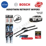 Bosch Aerotwin Retrofit U Hook Wiper Set for Lexus UX (Year 2019+) (26"/16")