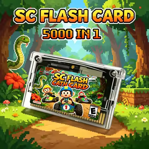 Mini SuperFW 2.0 GBA Games Cartridge 5000-in-1 with 8G TF Card RTC Flash for GBA/GBA SP/NDS Handheld