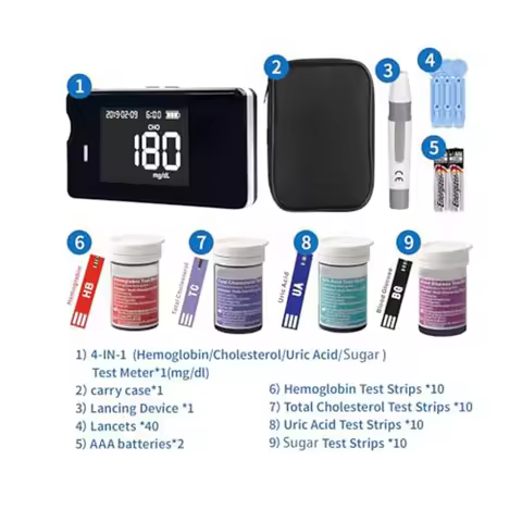 cholesterol test kit Hemoglobin Tester Kit Hemoglobin Tester Cholesterol Test Kit Uric Acid Test Kit