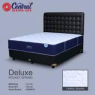 Baru! Spring Bed 160 Set Central Deluxe Pocket