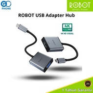 ROBOT USB Adapter Hub HT200/HT300 Type C To HDMI/VGA