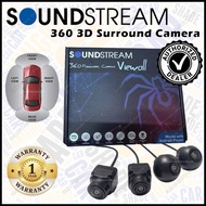 [CAMERA ONLY] SOUNDSTREAM 360° Car Camera 3D Seamless Surround View P&amp;P Reverse Camera Recorder AHD DVR For Car Android Player 摄像头