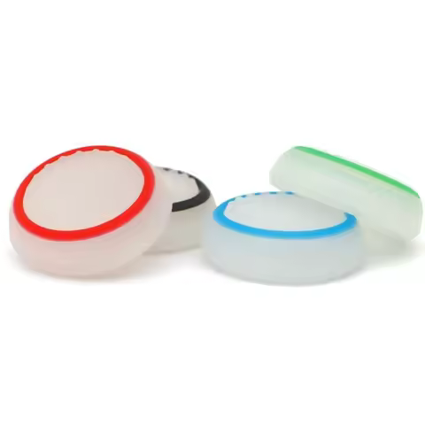 White Silicone Luminous Joystick Cover for ROG Xbox Ally X Soft Silicone Thumb Stick Grip Cap for RO