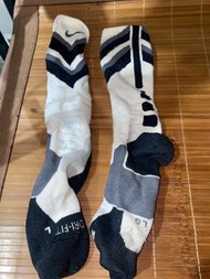 Nike White and Black Elite socks