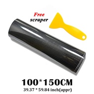 7D Carbon Fiber Sticker High Glossy Shiny Car Carbon Fiber Sticket Pattern Film Wrap Decal car acces