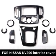 For NISSAN NV200 carbon fiber pattern interior cover trims,NV200 gear panel garnish