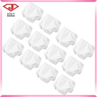 🍳 20Set White Mini Doll Underwear 7X2.8X0.04in for Baby Doll Pretend Play