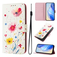 Ốp lật sơn thời trang sang trọng cho ZTE Blade A35 A52 A53 Plus A55 A73 A75 v40s V50 Vita Nubia V60