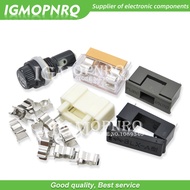 10PCS Fuse holder socket ibuw 5x20mm 5*20mm BF-013 BLX-A fuse clamp / box white black igmopnrq