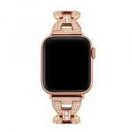 ANNE KLEIN - AK WK1058RGRG42 Premium水晶圓形連結適用於 Apple Watch® (玫瑰金) (42/44/45/Ultra/Ultra 2)