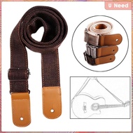[Wishshopeeyas] 3x Ukulele Strap Shoulder Belt PU Leather Portable Adjustable for Ukulele 4 String Instruments Musical Instrument Accessory