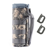 LUC Wear-resistant and practical travel Molle water bottle bag with drawstring H2O Molle water bottl