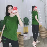 Đồ bộ nữ thun cotton co giãn 4 chiều thể thao Sét đồ nữ đẹp bigsize 45 -85kg Đồ bộ nữ mặc nhà RELAX