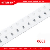 100pcs 0603 SMD 1/8W chip resistor resistors 0 ohm ~ 10M 0R 1K 4.7K 4K7 10K 100K 1 10 100 220 330 oh