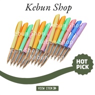 12pcs Youmei G-8023 Pastel Gel Pen 0.5mm Quick Dry Black Sign Pen Student Office Ballpen