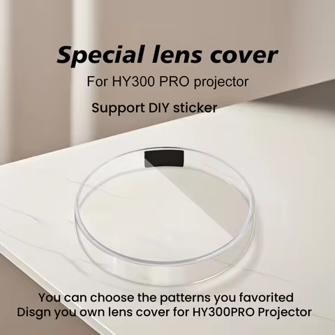 Projector Accessories Transparent Lens Cover Dustproof Shell For Original HY300PRO Projector Protect