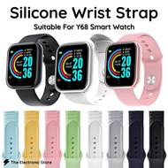 Silicone Wrist Band Strap For Y68 Smart Watch / D20 Smart Watch