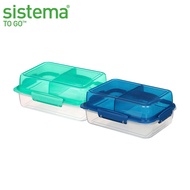 [Don't Sing] SISTEMA TOGO Accompanying Fresh-Keeping Box Long Layered 1.8L