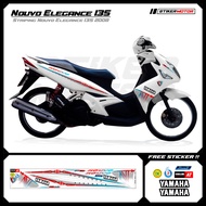 NES14 Striping Sticker Yamaha Nouvo 135 Elegance Nouvo LC Variation Motohai Sticker Striker Striping
