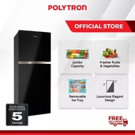 PROMO Kulkas 2 pintu POLYTRON PRW 25 MN Belleza Jumbo