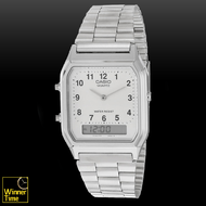 Winner Time นาฬิกา Casio วินเทจ รุ่น AQ-230A-7BMQ รับประกันบริษัท เซ็นทรัลเทรดดิ้งจำกัด cmg เป็นเวลา