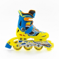 Giày patin trẻ em CG-835LSG - Giày patin trẻ em bánh đầu có đèn 3 bánh cuối là cao su