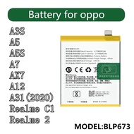 Battery Compatible For OPPO A3S/A5S/A7/AX7/A12/A31(2020)/Realme C1/Realme 2 BLP673 Bateri