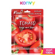 Moods Skin Care Tomato Moist And Shine 3D Facial Mask 38ml