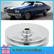 usihere Auto Parts Power Steering Pump Pulley with Key Way 5,8in Shaft Double 26028613 for 350 454 E