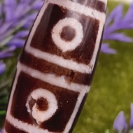 💥Ready Stock💥 40.3mm X 15.1mm 老矿 水草玛瑙 四眼天珠 Moss Agate 4 Eyed Dzi Four Eye Dzi 4 Eyes Dzi Manik CW430