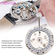 CABEZA 2813 Watch Movement, White Movement Single Calendar Automatic Mechanical Movement, 3 Hands 3 