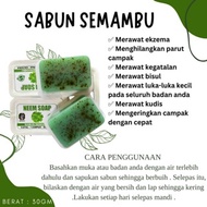 SABUN DAUN SEMAMBU 30GRAM SABUN RAWAT EKZEMA SABUN RAWAT KUDIS LUKA BADAN SABUN HILANG PARUT SABUN B