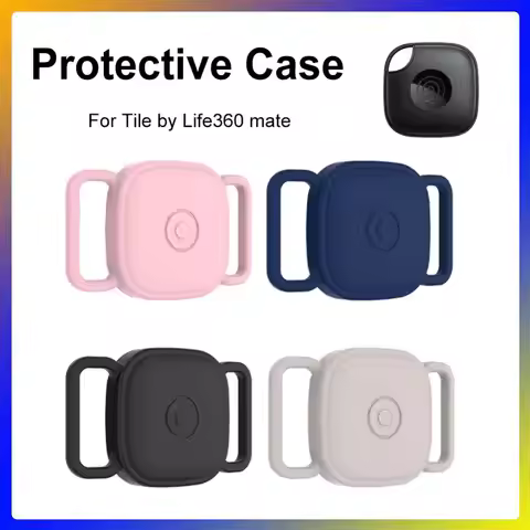 Silicone Case for Tile By Life360 Mate Anti-lost Tracker Case Dog Cat Collar GPS Finder Protective C