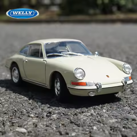 WELLY 1:24 1964 Porsche 911 Alloy Classic Sports Car Model Diecasts Metal Vehicles Car Model High Si