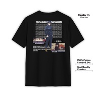 MEGUMI FUSUGURO JUJUTSU KAISEN 09JK ANIME CLOTHES - Anime T-Shirt - Anime T-Shirt - Oversize T-Shirt