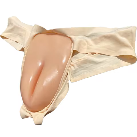 BIMEI Fake SILICONE Vagina Underwear Crossdresser Vagina Transgender underwear enhancer camel toe co