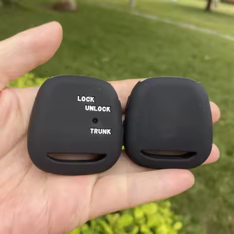 2 Button Silicone Car Key Case Skin Protector Cover Set Shell for TOYOTA Altezza Wish CAMRY RAV4 PRA