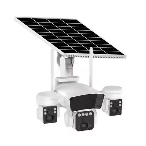6MP O-Kam APP Solar Power Triple Lens 4G/WIFI IP Camera Full Color AI Humanoid Detection Home Securi