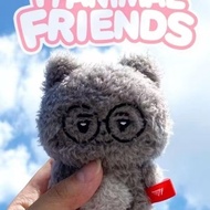 T1 Animal Friends Faker Cat Plushie Keychain LoL Esports Bag Charm Collectible Fan Gift