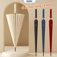DOBE Large Umbrella Type 24 Spokes Rainproof Fabric, Sun and Rain Umbrella, Diameter 115cm