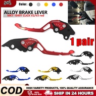CLICK V2 / CLICK V3 COMBI CNC ALLOY BRAKE LEVER SET FOR HONDA CLICK V2 AND CLICK V3 2PCS