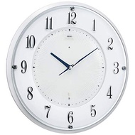 SEIKO HS543W Wall clock for living room bed room White Diameter 340x44mm Radio Analog EMBLEM