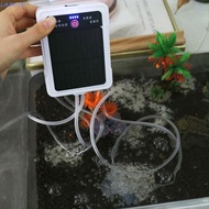 LAMUSE Solar Oxygen Pump, USB Rechargeable Automatic Portable Aerator, Oxygen Booster Ultra Silent 2