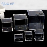 SUSANS  Cube Box, Transparent  With Lids Acrylic Box, Display  Stackable Design Square Cube Transpar