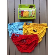 KATUN 3pcs | Agree Boys' Underwear Ak017 Elastic, Cotton Material S, M, L, XL