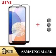 LAYAR 2-in-1 Tempered Glass Package for Samsung A14 5G 2023 Free Tempered Glass Camera