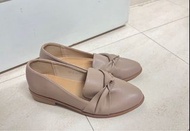 女裝超軟平底鞋奶茶色 女裝樂福鞋 Loafer shoes